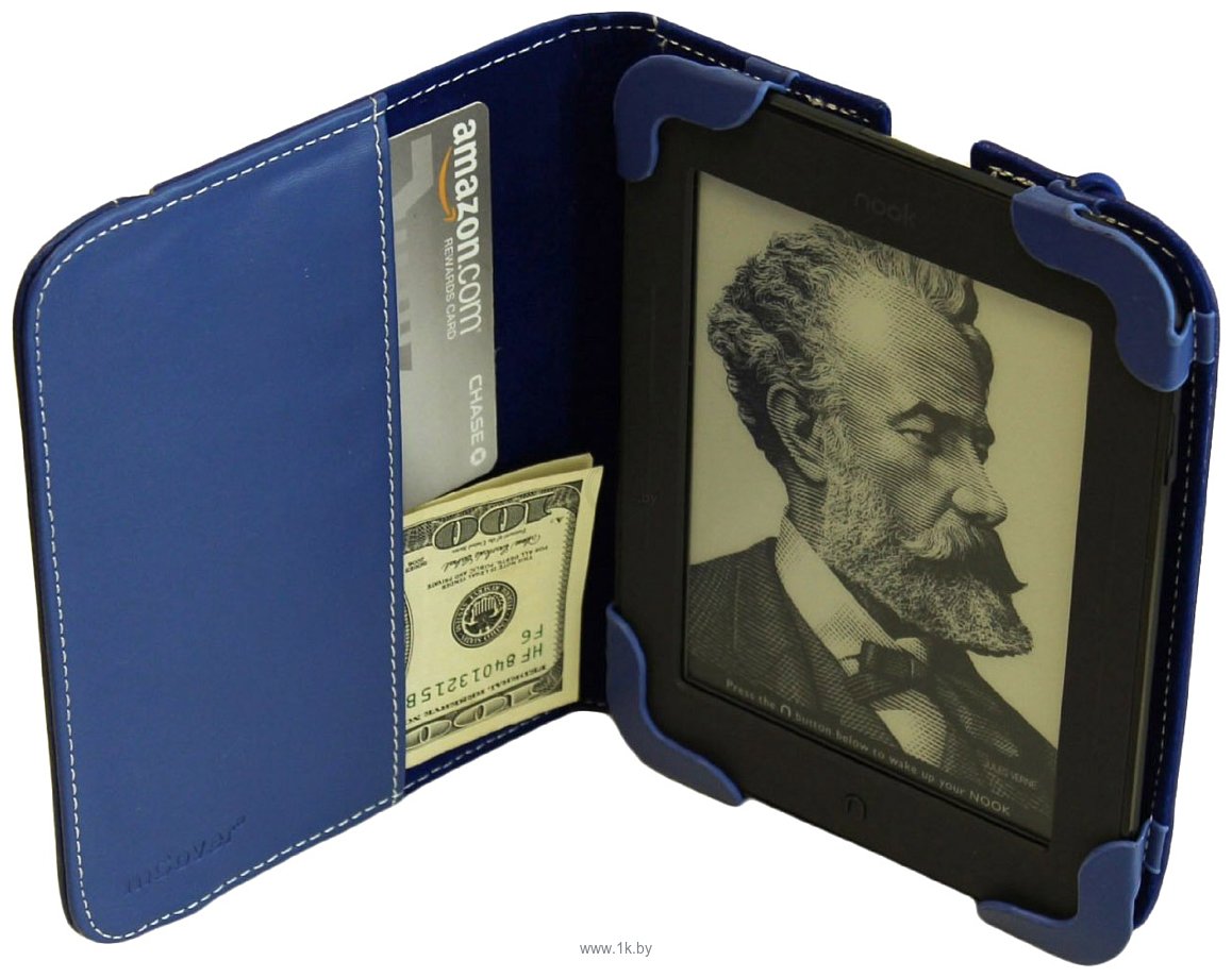 Фотографии iPearl mCover Leather Case for Barnes & Noble Touch 6-inch Blue