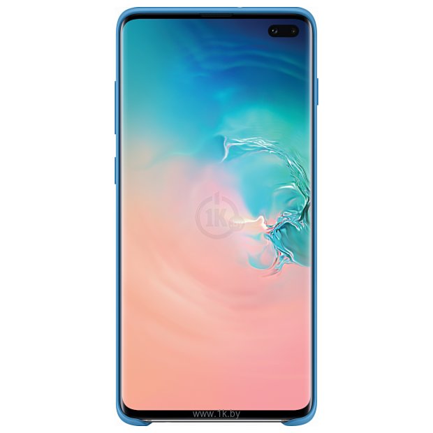 Фотографии Samsung Silicone Cover для Samsung Galaxy S10 Plus (голубой)