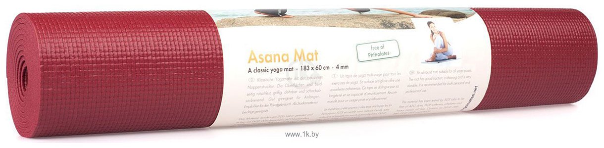 Фотографии Bodhi Asana Mat 183x60x0.45 (бордо)