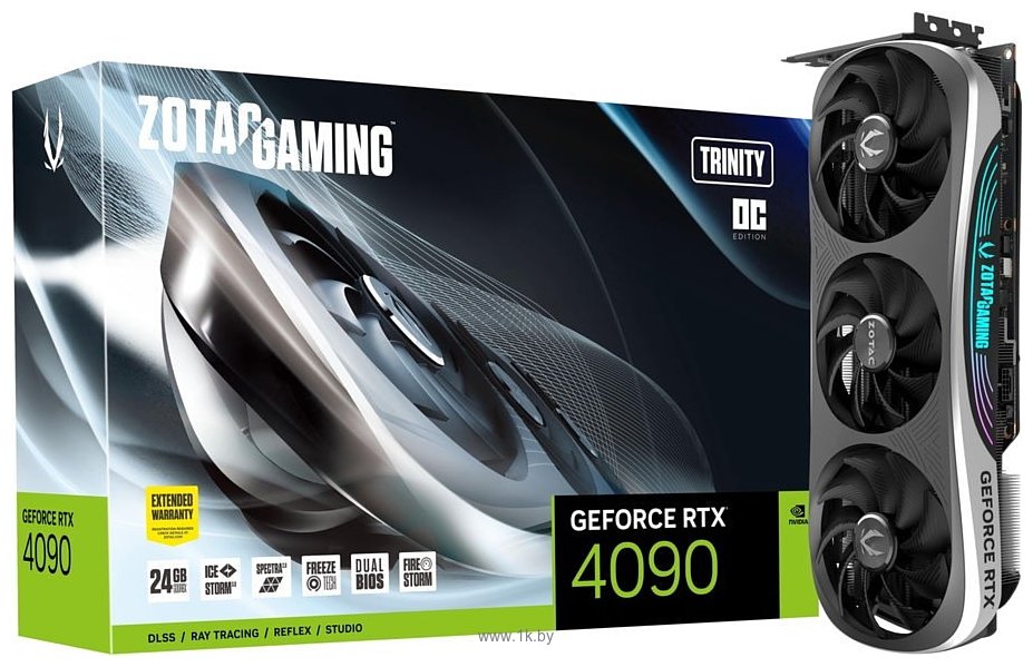 Фотографии ZOTAC GAMING GeForce RTX 4090 24GB Trinity (ZT-D40900D-10P)