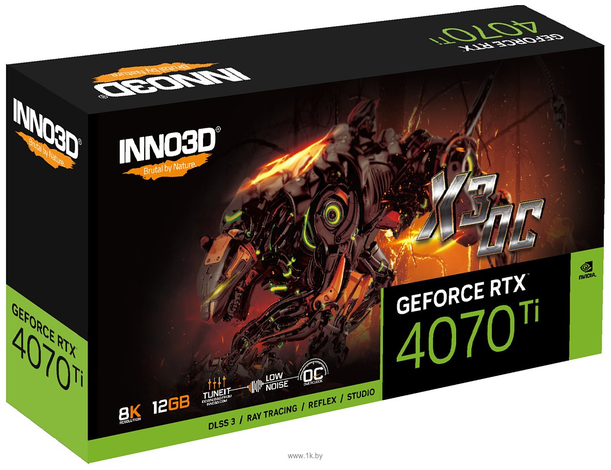 Фотографии INNO3D GeForce RTX 4070 Ti X3 OC (N407T3-126XX-186148N)