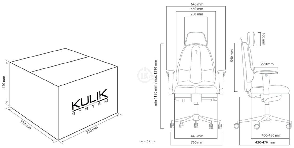 Фотографии Kulik System Classic (азур, оранжевый с подголовником)