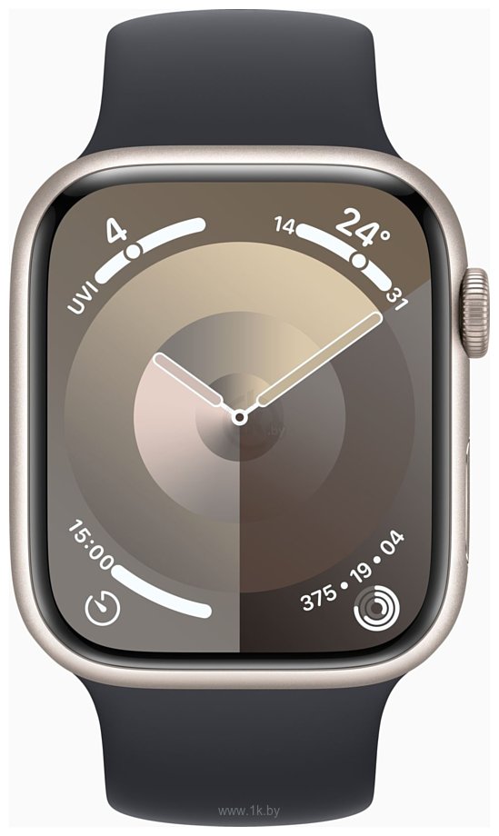 Фотографии Apple Watch Series 9 LTE 45 мм (алюминиевый корпус, силиконовый ремешок)