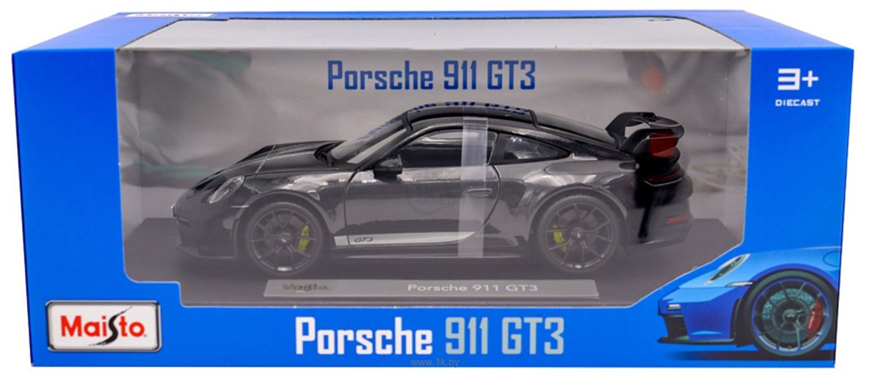 Фотографии Maisto 2022 Porsche 911 GT3 36458BK (черный)