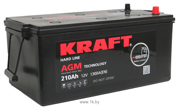 Фотографии KRAFT AGM 210(3) евро (210Ah)