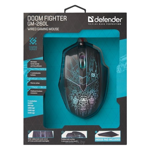 Фотографии Defender Doom Fighter GM-260L black USB