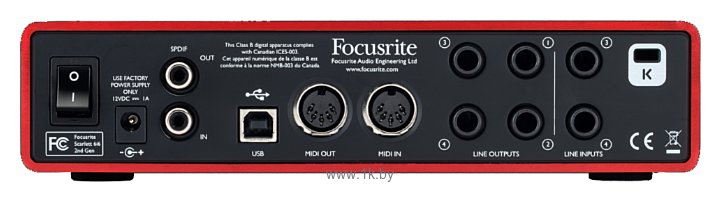 Фотографии Focusrite Scarlett 6i6 2nd Gen