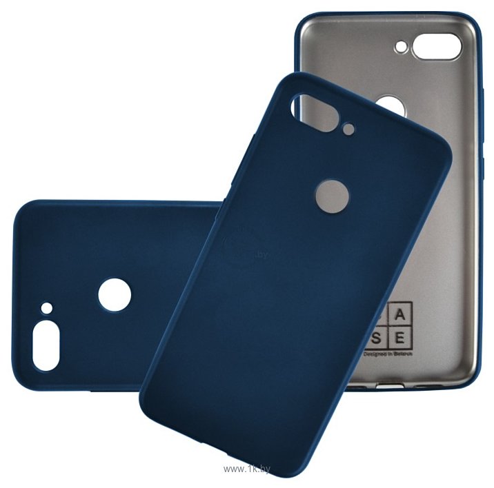 Фотографии Case Deep Matte для Xiaomi Mi 8 Lite (синий)