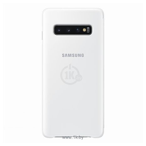 Фотографии Samsung Clear View Cover для Samsung Galaxy S10 (белый)