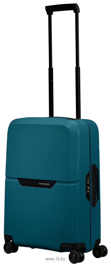 Фотографии Samsonite Magnum Eco Petrol Blue 55 см (4 колеса)