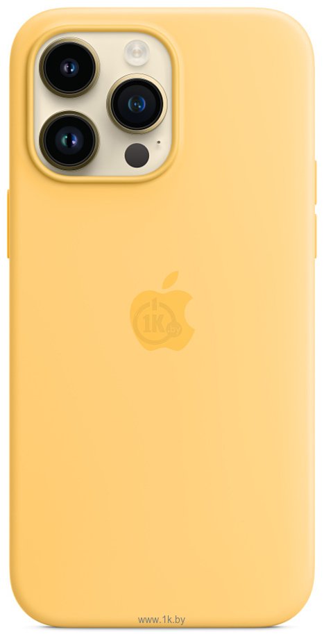 Фотографии Apple MagSafe Silicone Case для iPhone 14 Pro Max (солнечное сияние)