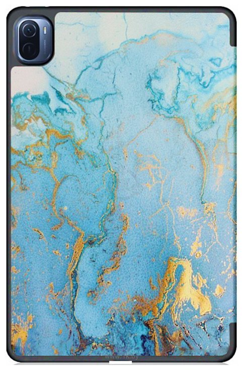 Фотографии JFK Smart Case для Samsung Galaxy Tab A8 2021 (серо-золотой мрамор)