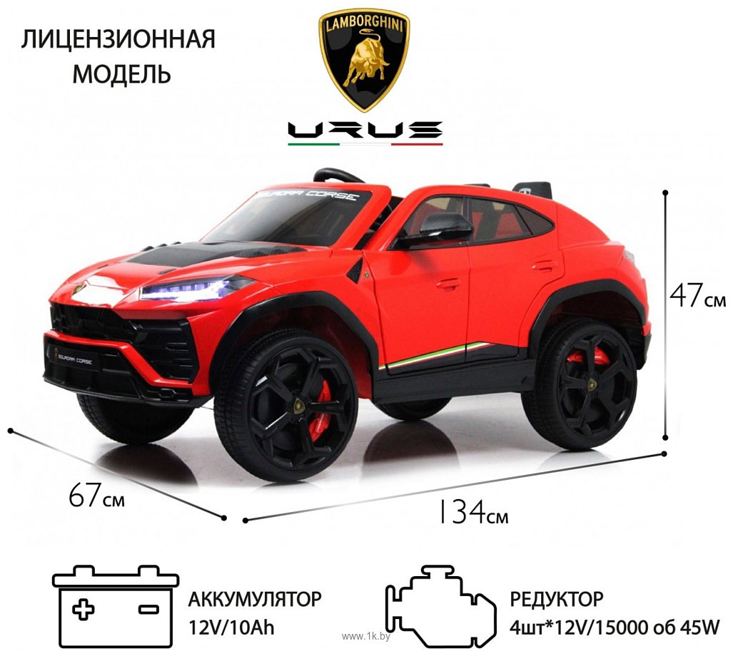 Фотографии RiverToys Lamborghini Urus E777EE (красный)