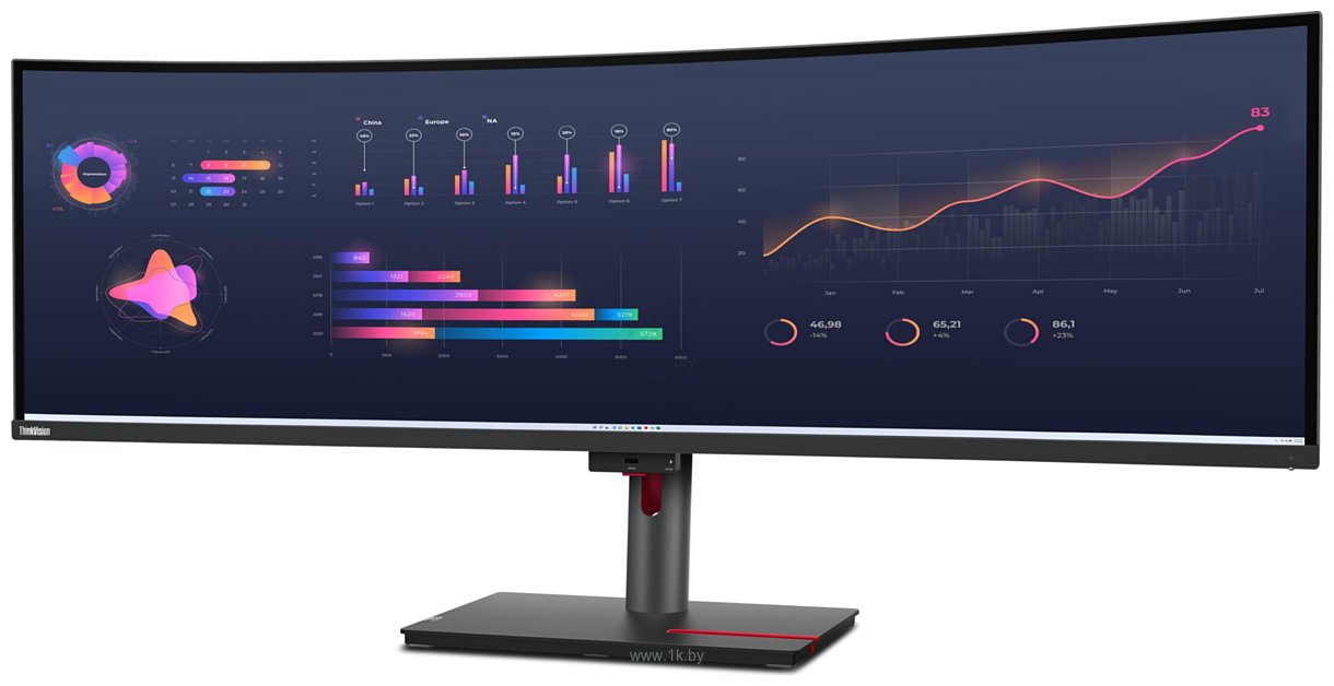 Фотографии Lenovo ThinkVision P49w-30 63DBRAT1EU
