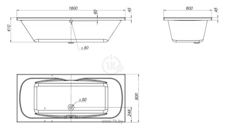 Фотографии BelBagno BB104-180-80