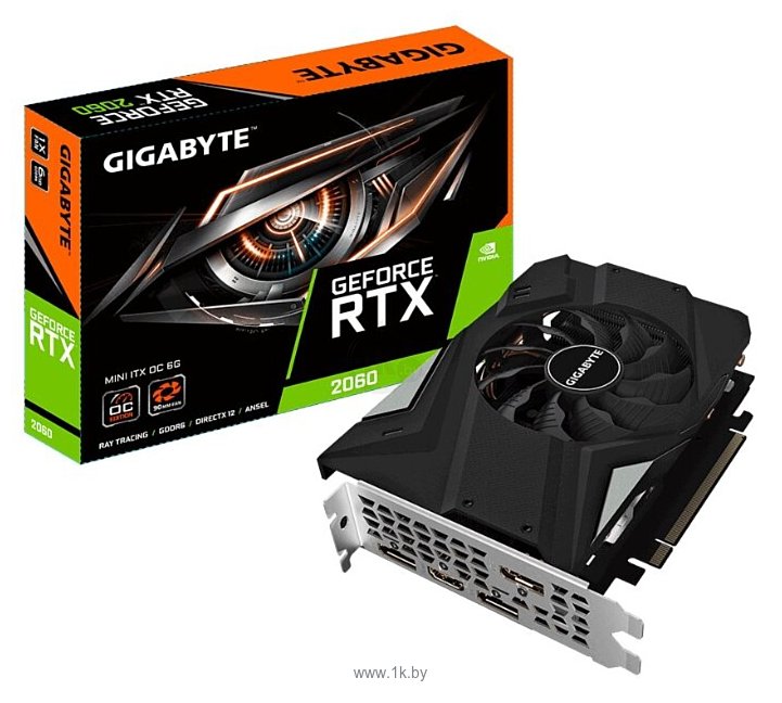 Фотографии GIGABYTE GeForce RTX 2060 MINI ITX OC (GV-N2060IXOC-6GD)