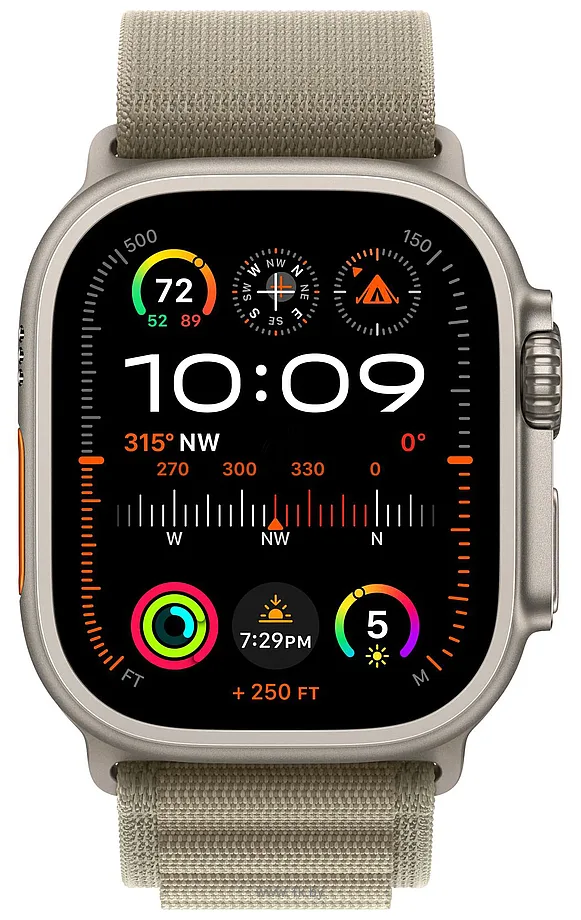 Фотографии Apple Watch Ultra 2 LTE 49 мм (титановый корпус, текстильный ремешок размера S) Фотографии Apple Watch Ultra 2 LTE 49 мм (титановый корпус, текстильный ремешок размера S)