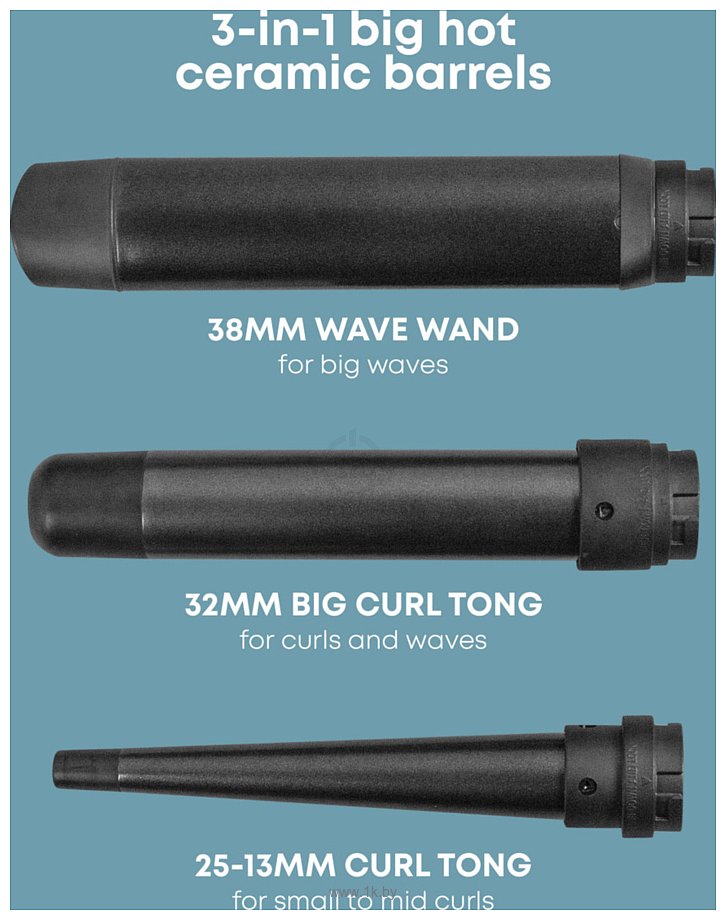 Фотографии Revamp Progloss Multiform Curl & Waves 3-in-1 WD-1500