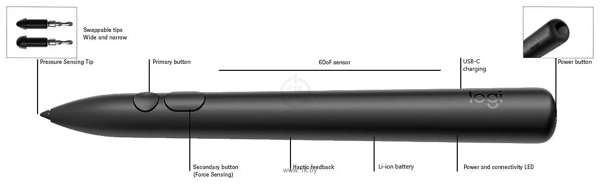Фотографии Logitech Muse для Apple Vision Pro Фотографии Logitech Muse для Apple Vision Pro