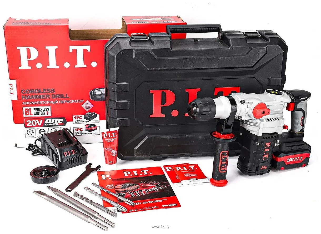Фотографии P.I.T. PBH20H-26A/1 (с 1-им АКБ, кейс)