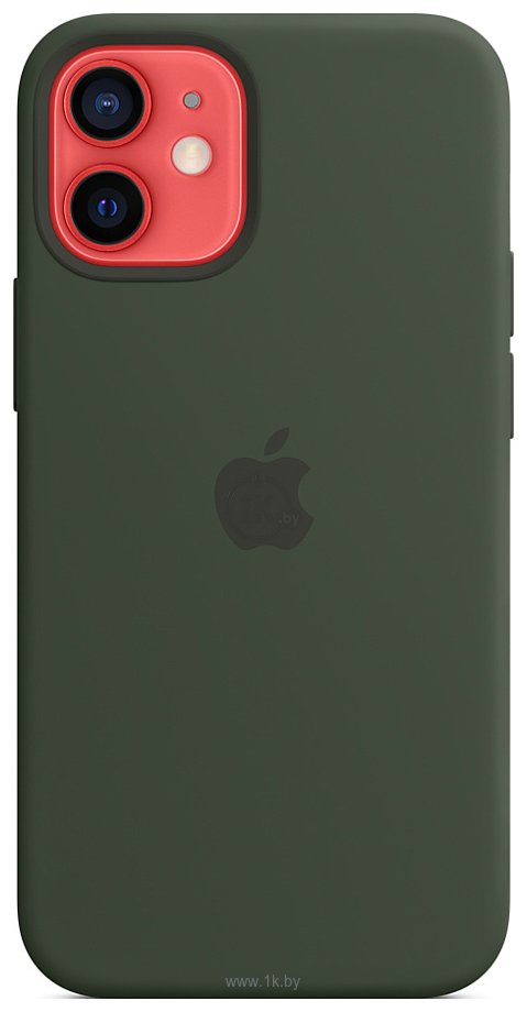 Фотографии Apple MagSafe Silicone Case для iPhone 12 mini (кипрский зеленый)