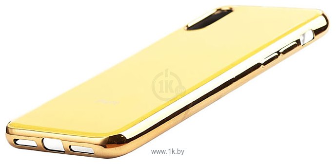 Фотографии EXPERTS Plating Tpu для Apple iPhone X/XS (желтый)