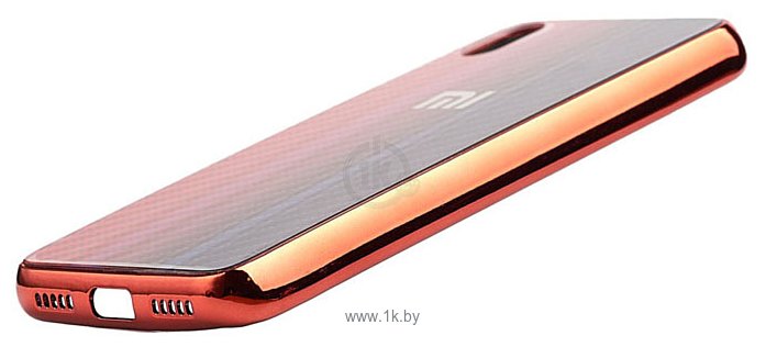 Фотографии EXPERTS Aurora Glass для Xiaomi Redmi 7 с LOGO (красно-синий)