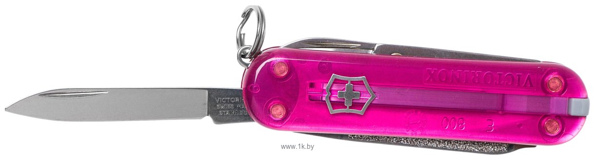 Фотографии Victorinox Classic SD Transparent (розовый)