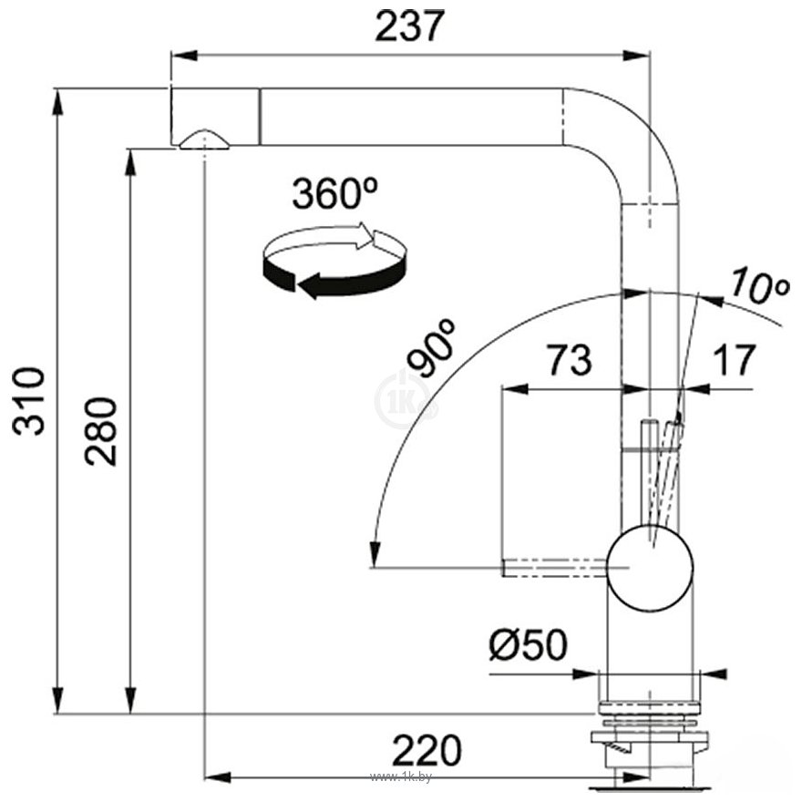 Фотографии Franke Active Plus Swivel Spout (латунь)