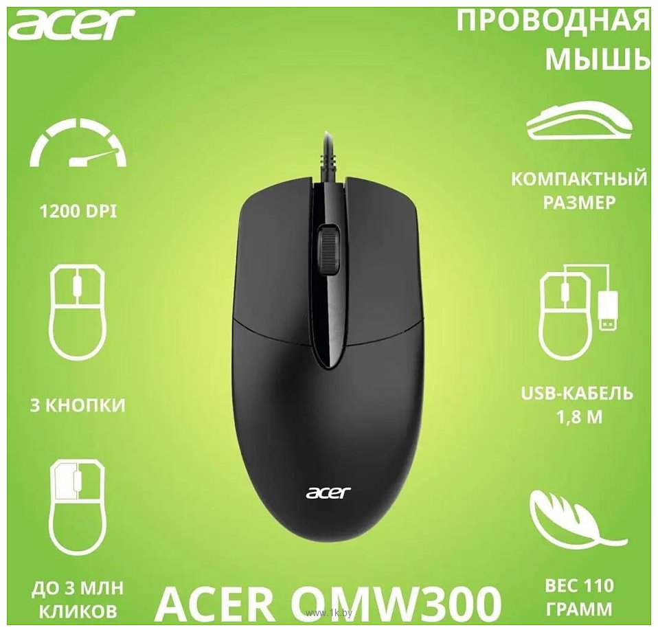 Фотографии Acer OMW300 black