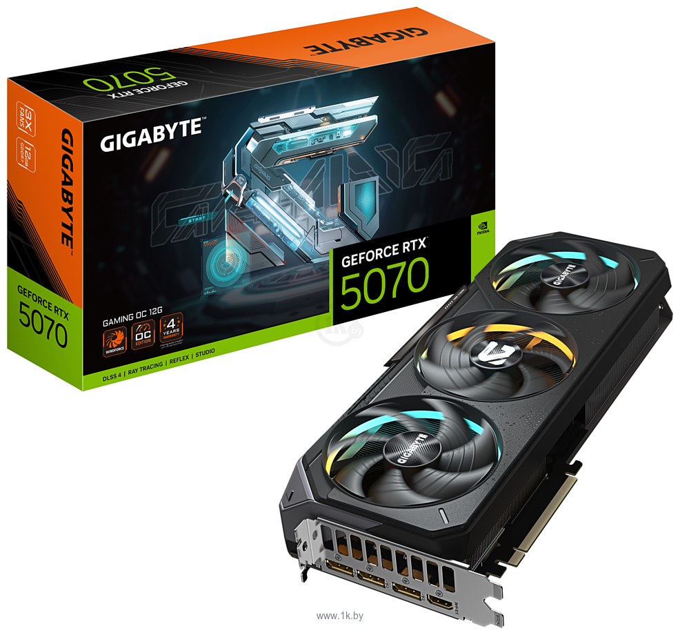 Фотографии GigaByte GeForce RTX 5070 Gaming OC 12G (GV-N5070GAMING OC-12GD)