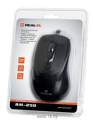 Фотографии REAL-EL RM-290 black USB