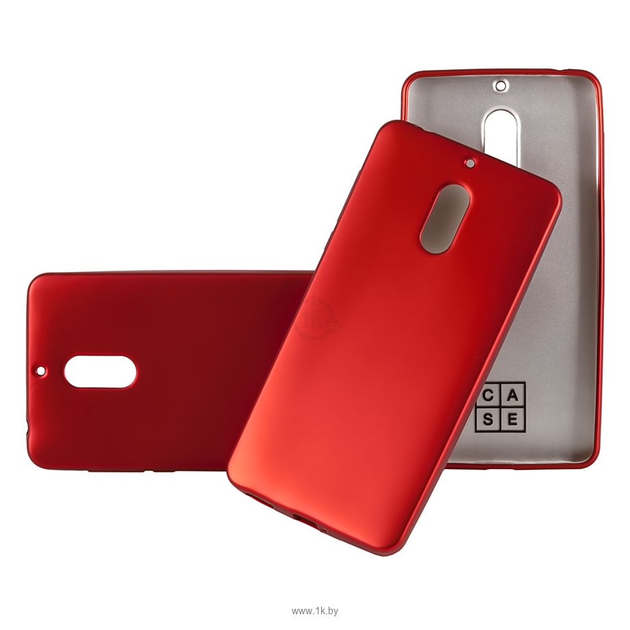 Фотографии Case Deep Matte для Nokia 6 (красный)