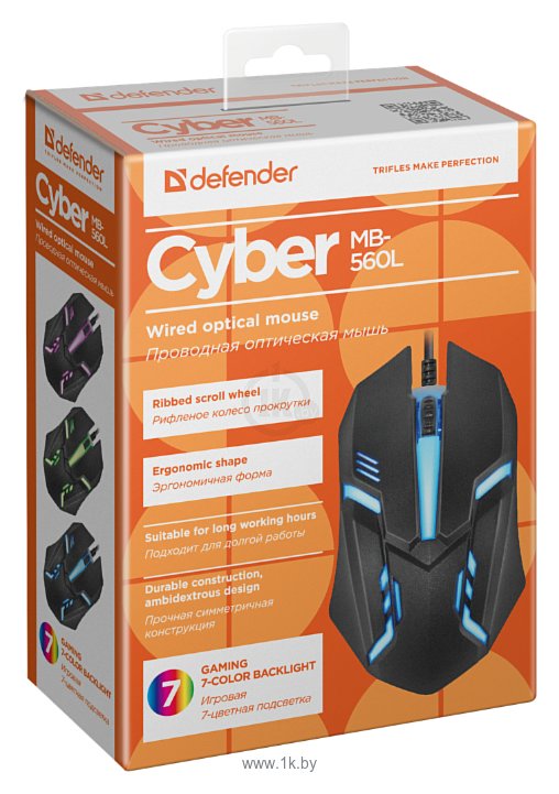 Фотографии Defender Cyber MB-560L black USB