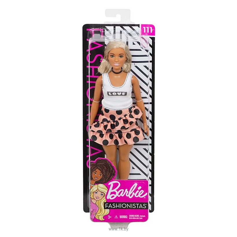 Фотографии Barbie Fashionistas Doll - Curvy with Blonde Hair FXL51