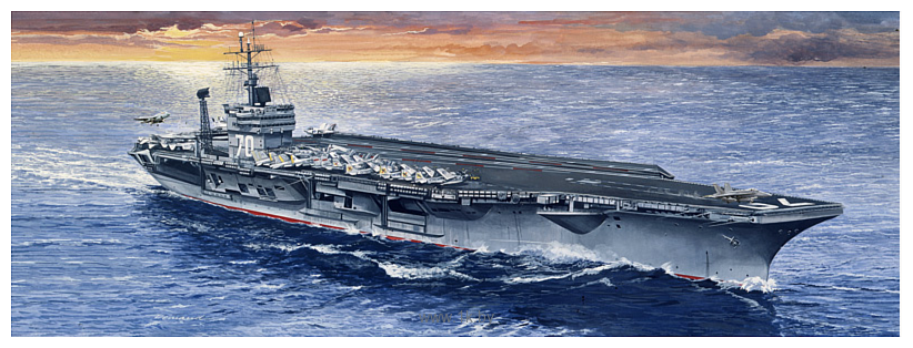 Фотографии Italeri 5506 Американский авианосец U.S.S. Carl Vinson CVN-70