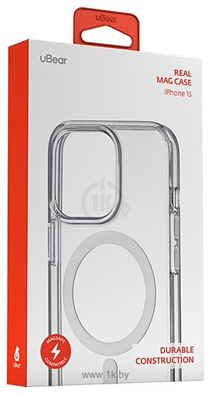 Фотографии uBear Real Mag Case для iPhone 13 (прозрачный)