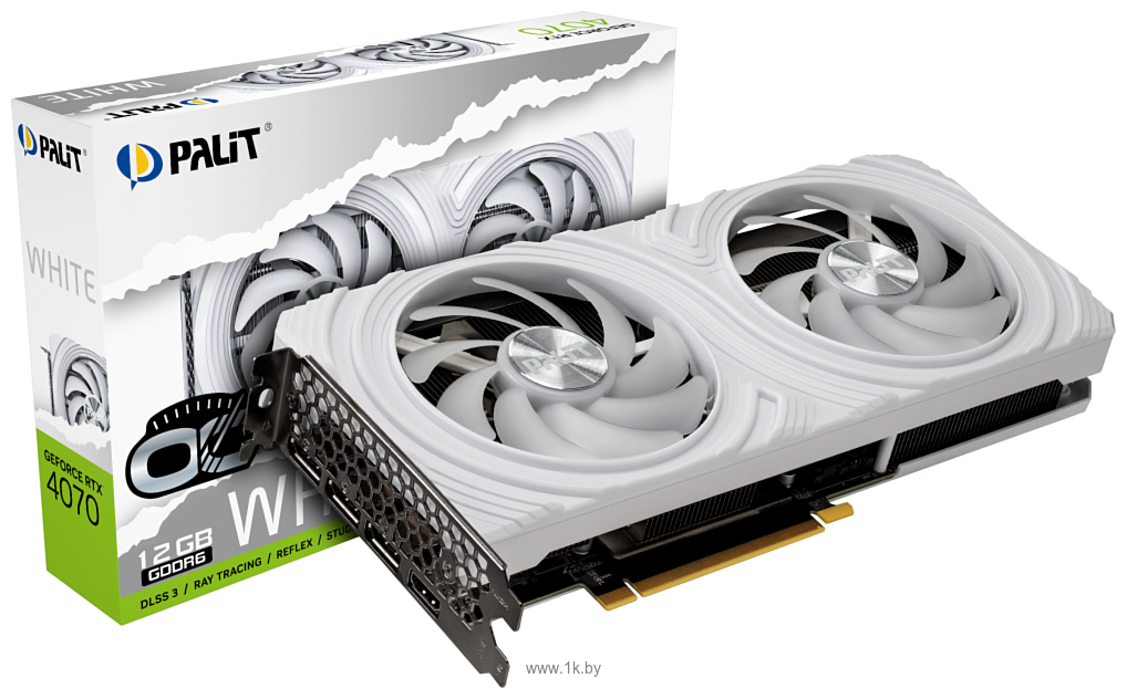 Фотографии Palit GeForce RTX 4070 White OC (NE64070S19K9-1048L)