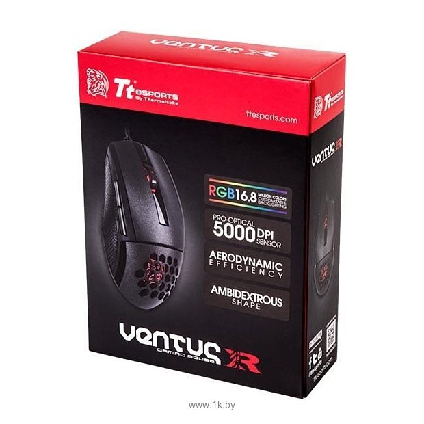 Фотографии Tt eSPORTS by Thermaltake Gaming mouse Ventus R black USB