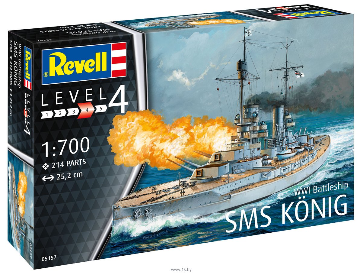 Фотографии Revell 05157 Немецкий линкор WWI Battleship SMS Koenig