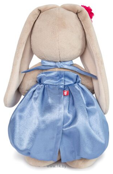 Фотографии Зайка Ми в синем платье с розовым бантиком 25 см StS-237