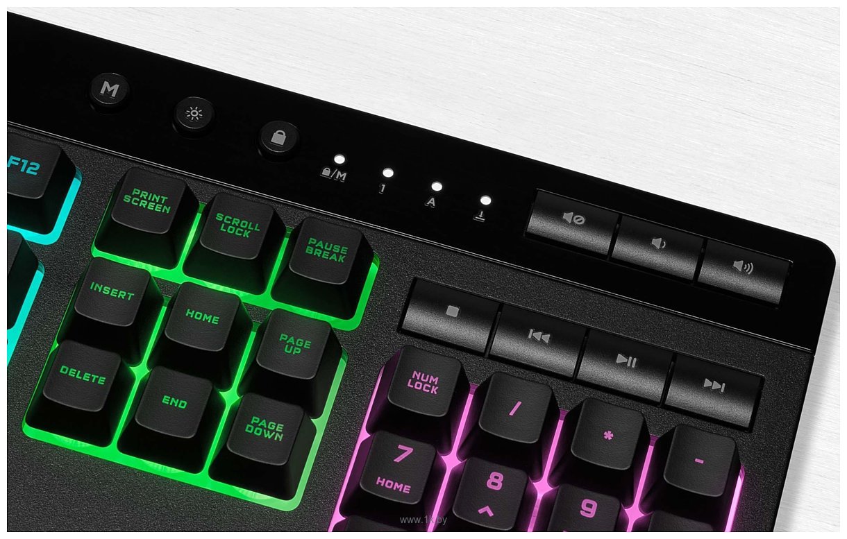 Фотографии Corsair K55 RGB Pro нет кириллицы