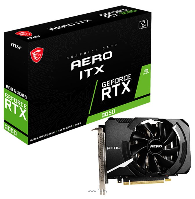 Фотографии MSI GeForce RTX 3050 Aero ITX 8G V1