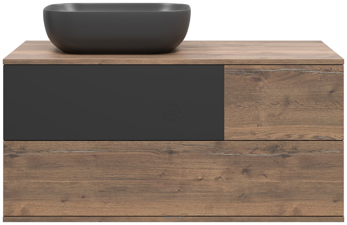 Фотографии Misty Коломбо 100 П-Кол-01100-074ПЛ (левый, дуб галифакс/антрацит)