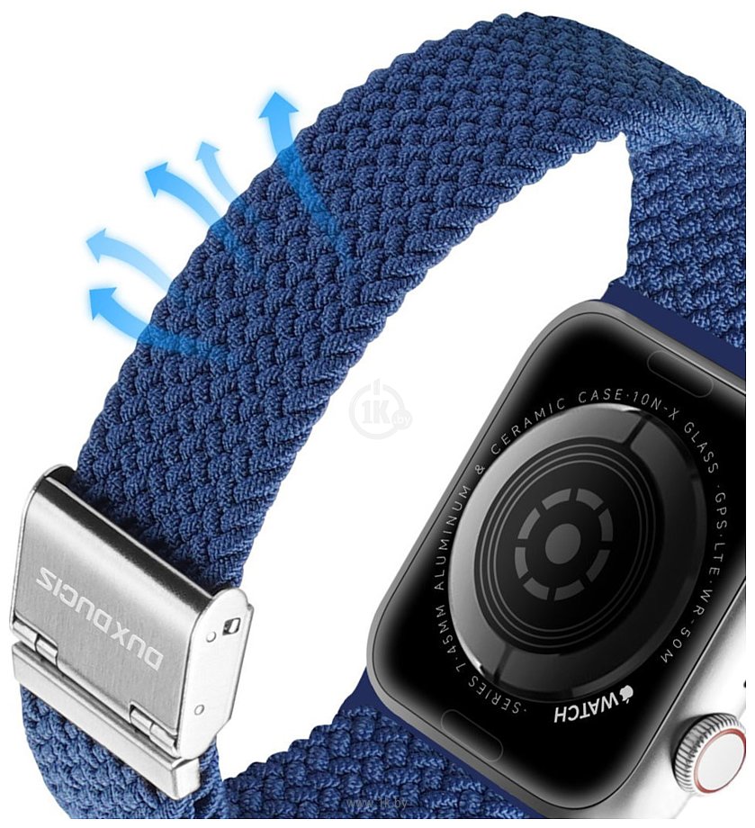Фотографии Dux Ducis Strap Mixture II Version для Apple Watch 49мм/45мм/44мм/42мм (blue)