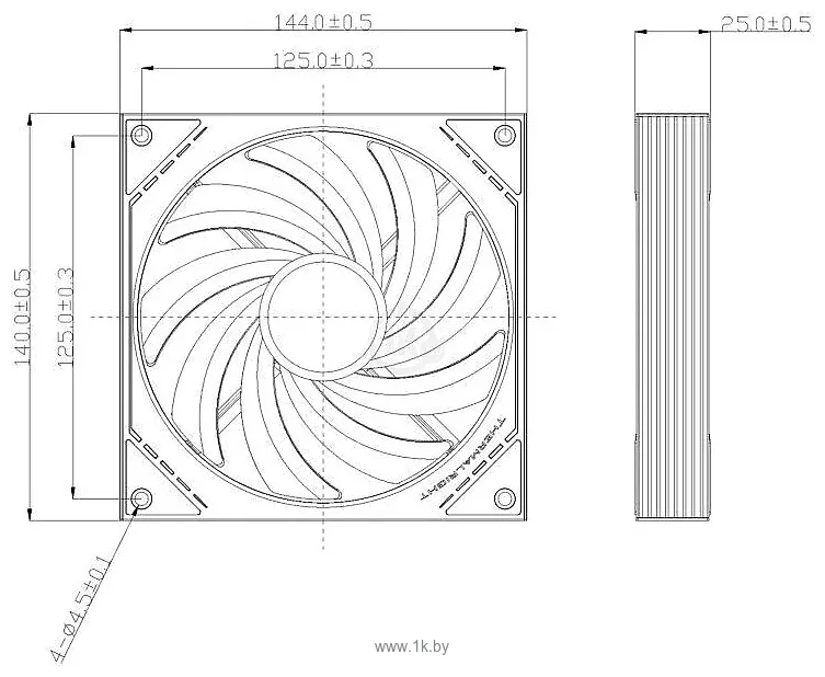 Фотографии Thermalright TL-M14 (белый) Фотографии Thermalright TL-M14 (белый)