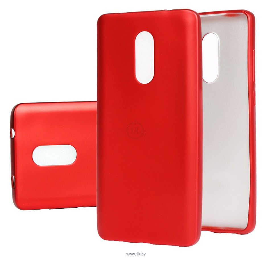 Фотографии Case Deep Matte для Xiaomi Redmi Note 4X (красный)
