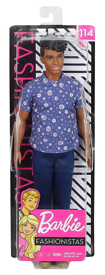 Фотографии Barbie Ken Fashionistas Doll - Broad with Black Hair FXL61