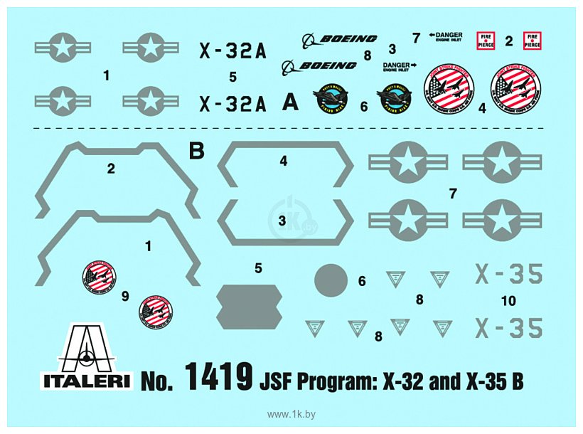 Фотографии Italeri 1419 Jsf Program X-32A And X-35B