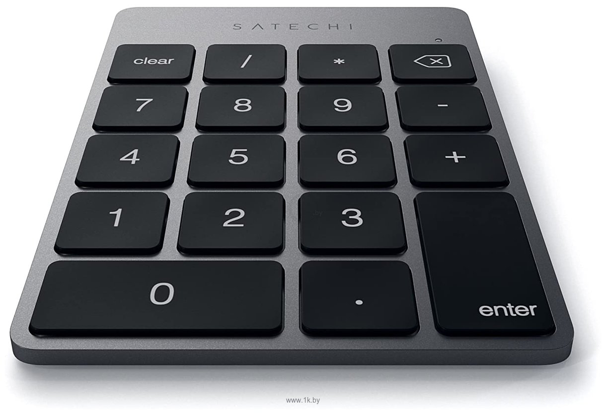 Фотографии Satechi Aluminum Slim Rechargeable Bluetooth Keypad gray space